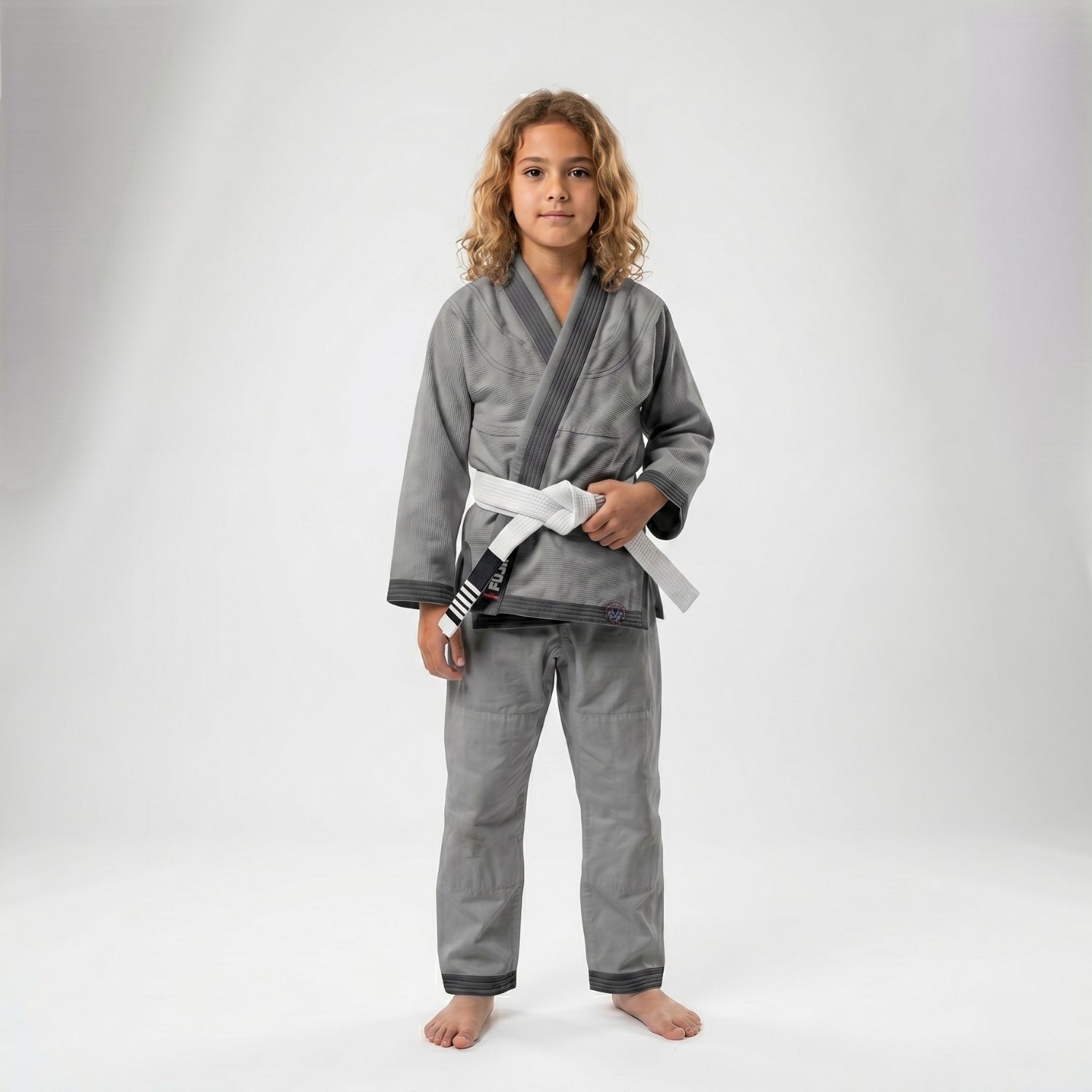 Kids Girls Grey Jiu Jitsu Gi Kids Girls Grey Jiu Jitsu Gi – Comfort, Style & Performance