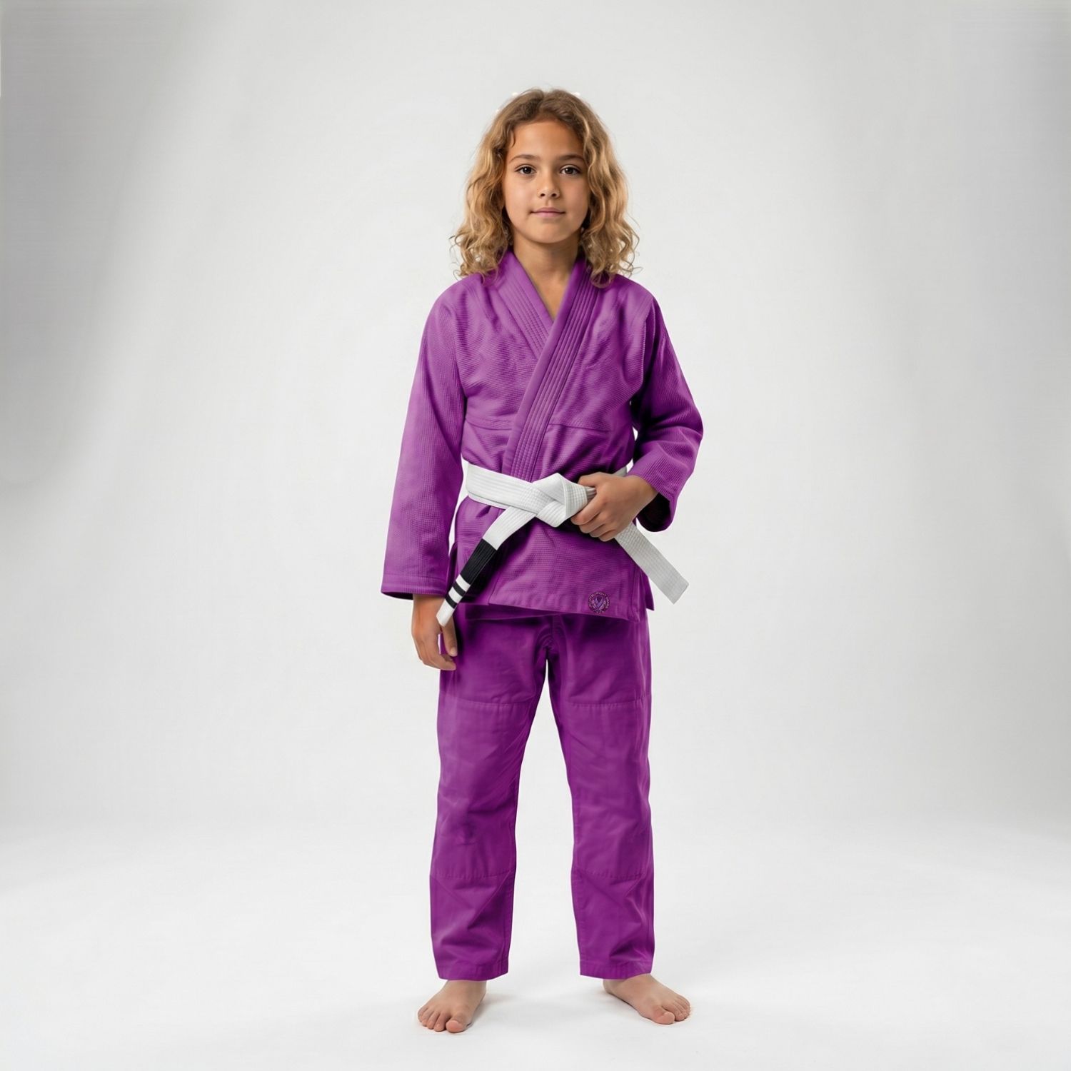 Kids Girls Training Purple Jiu Jitsu Gi Kids Girls Training Purple Jiu Jitsu Gi – Built for Performance & Comfort
