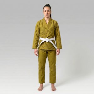 Women's Premium Mustard Jiu Jitsu Gi