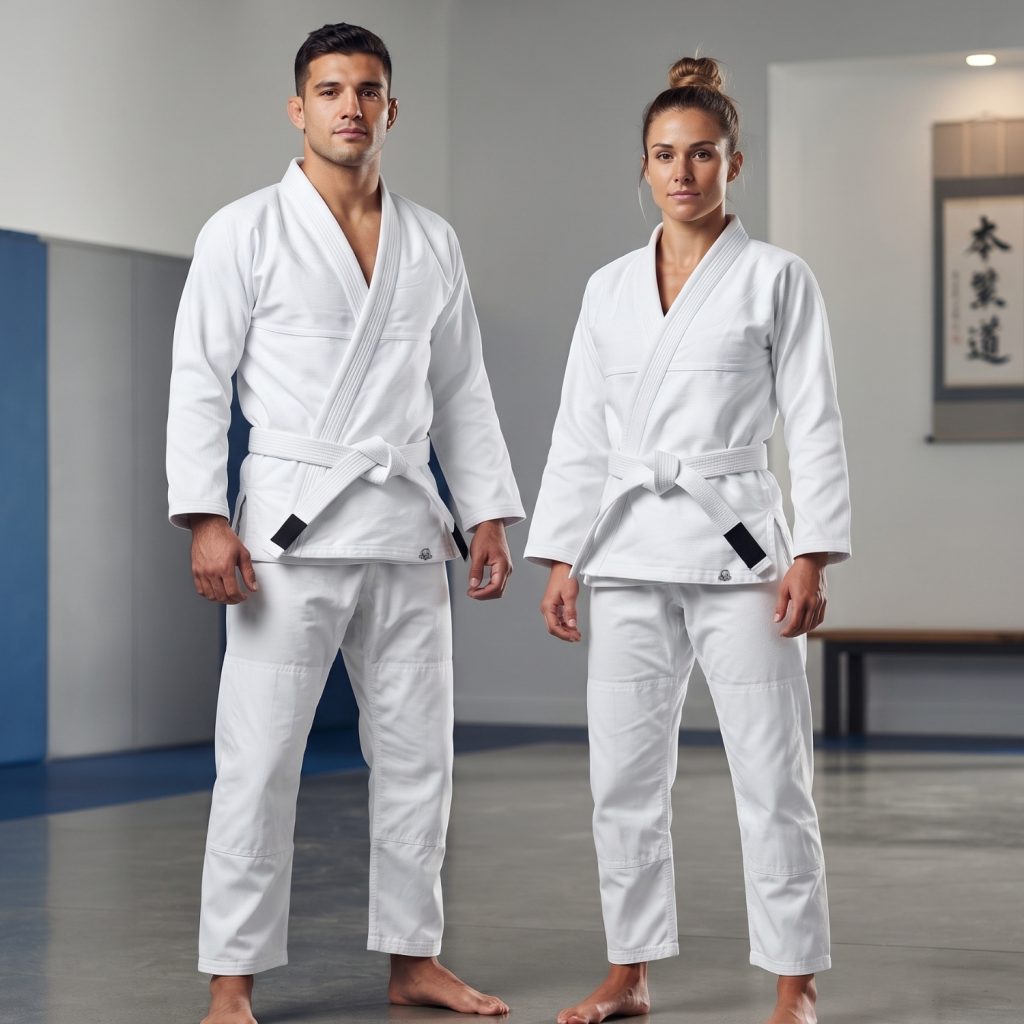 White Jiu Jitsu Gi