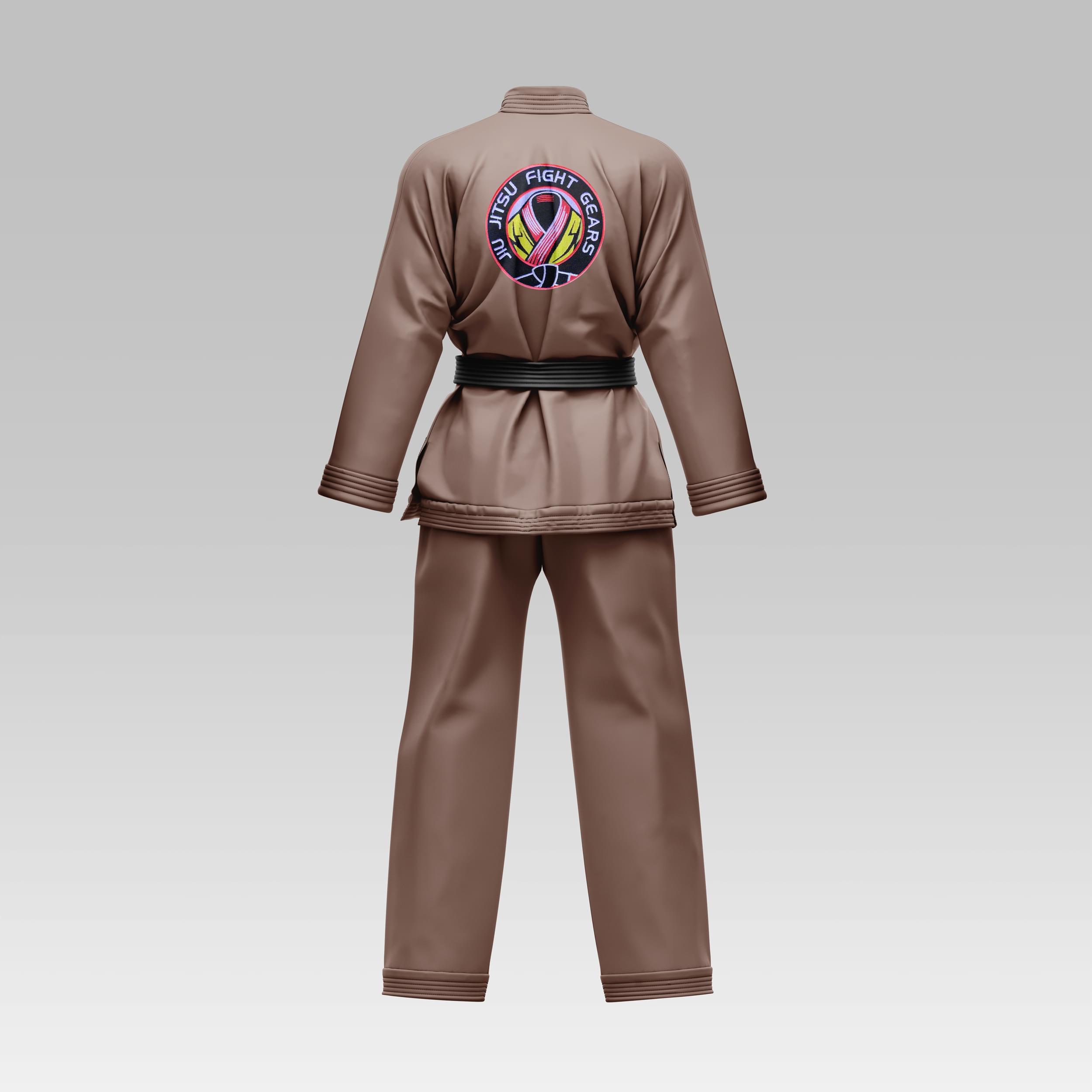 Brown Combatant Women Jiu Jitsu Gi