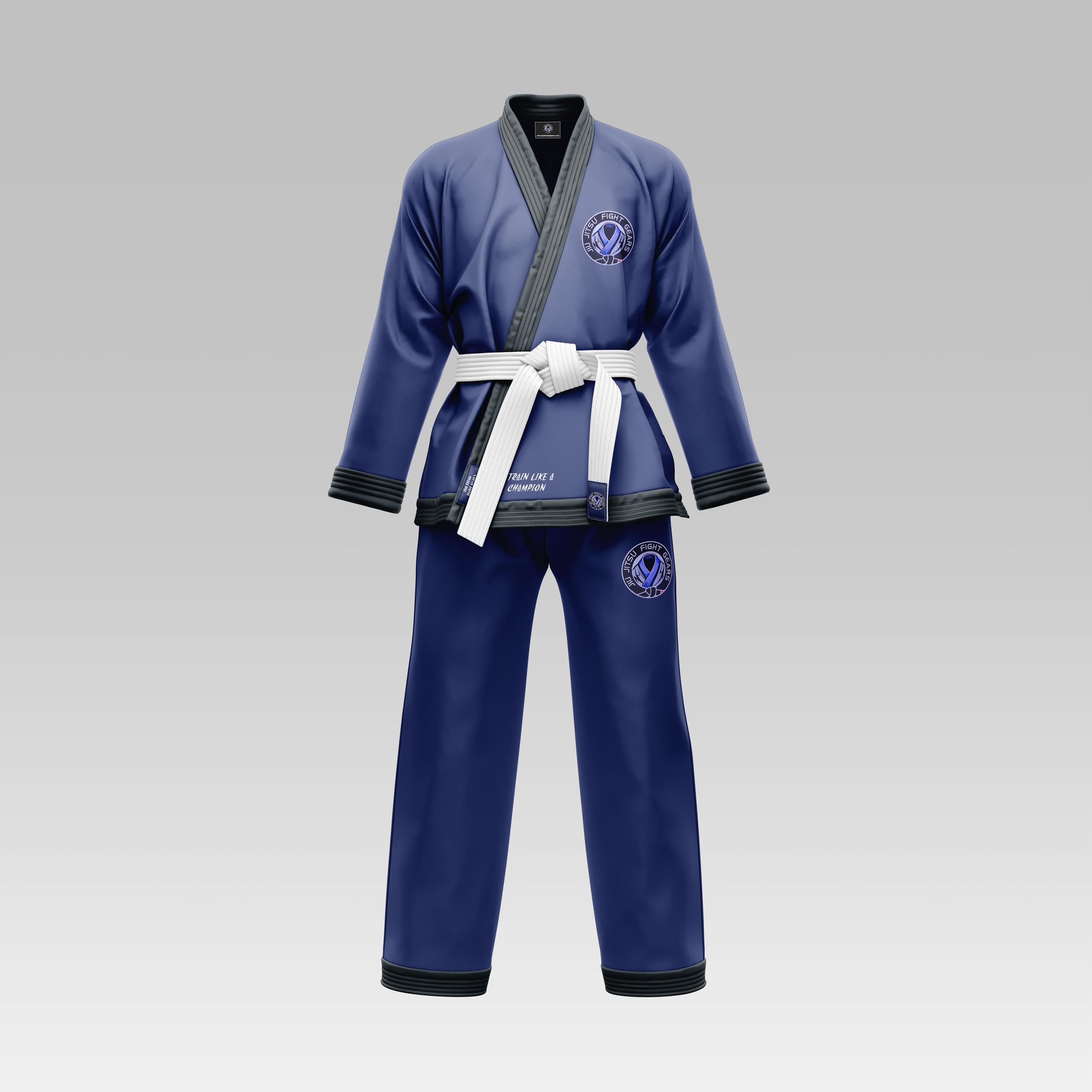 Dark Blue Brazilian Jiu Jitsu Gi Dark Blue Brazilian Jiu Jitsu Gi