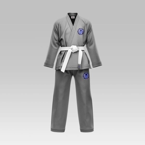 Grey Brazilian Jiu Jitsu Gi