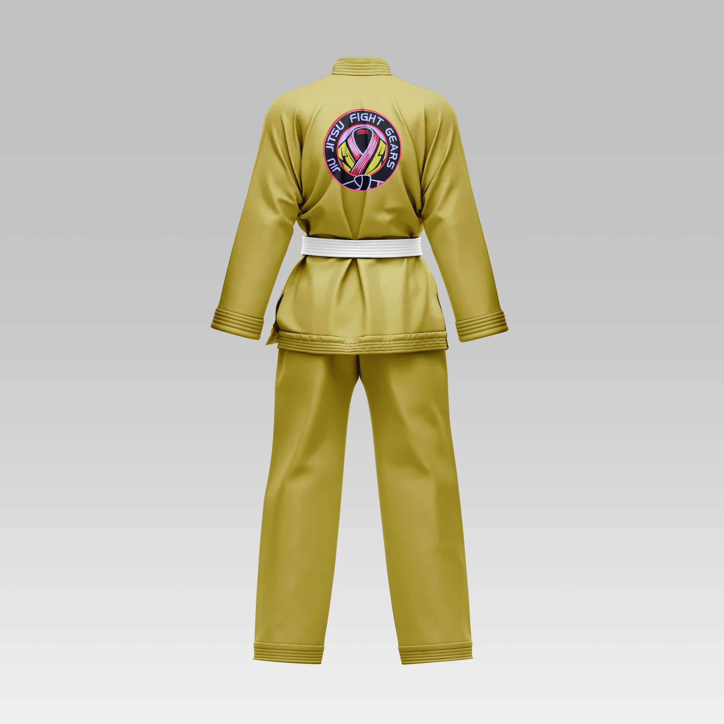 Mustard Brazilian Jiu Jitsu Gi
