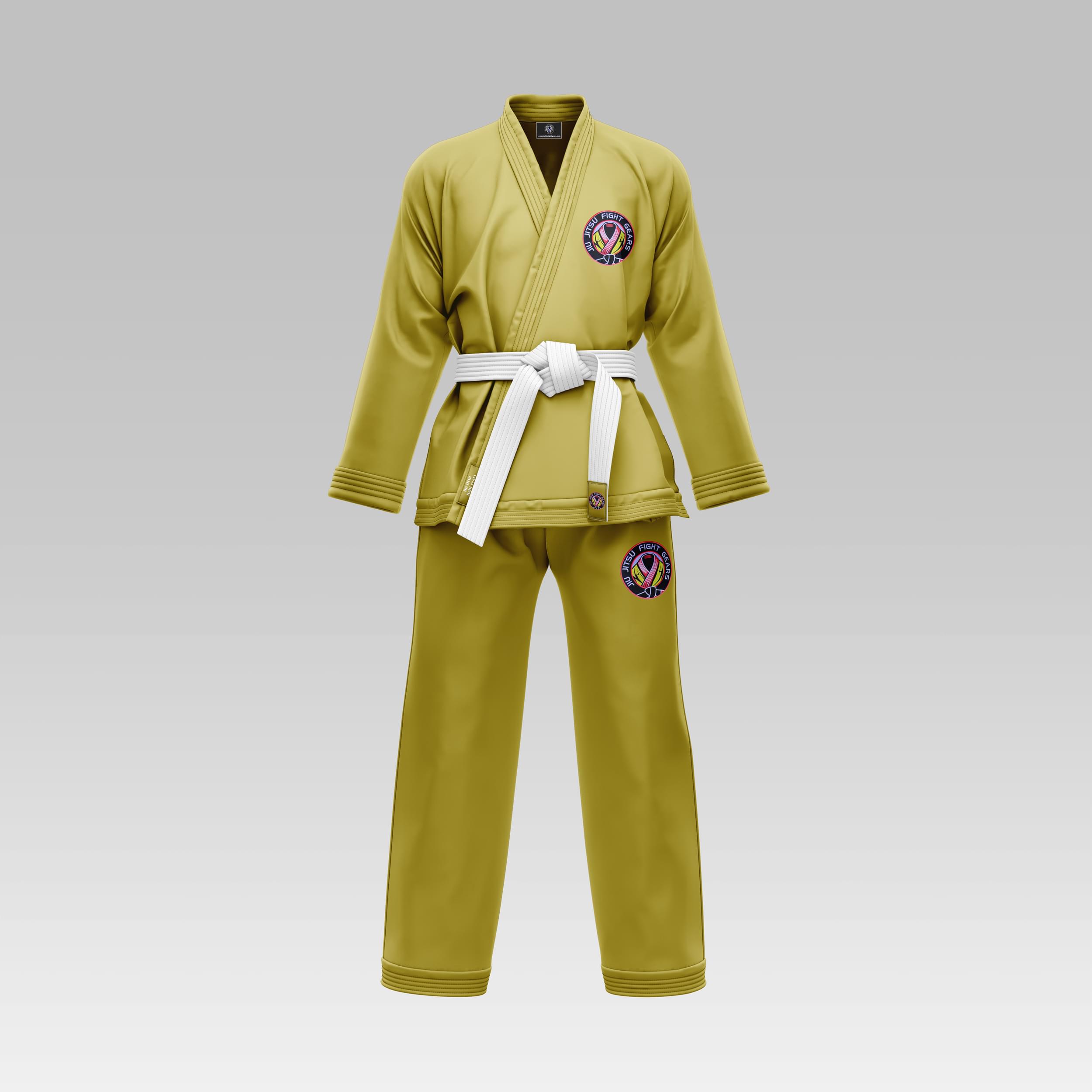 Mustard Brazilian Jiu Jitsu Gi Mustard Brazilian Jiu Jitsu Gi