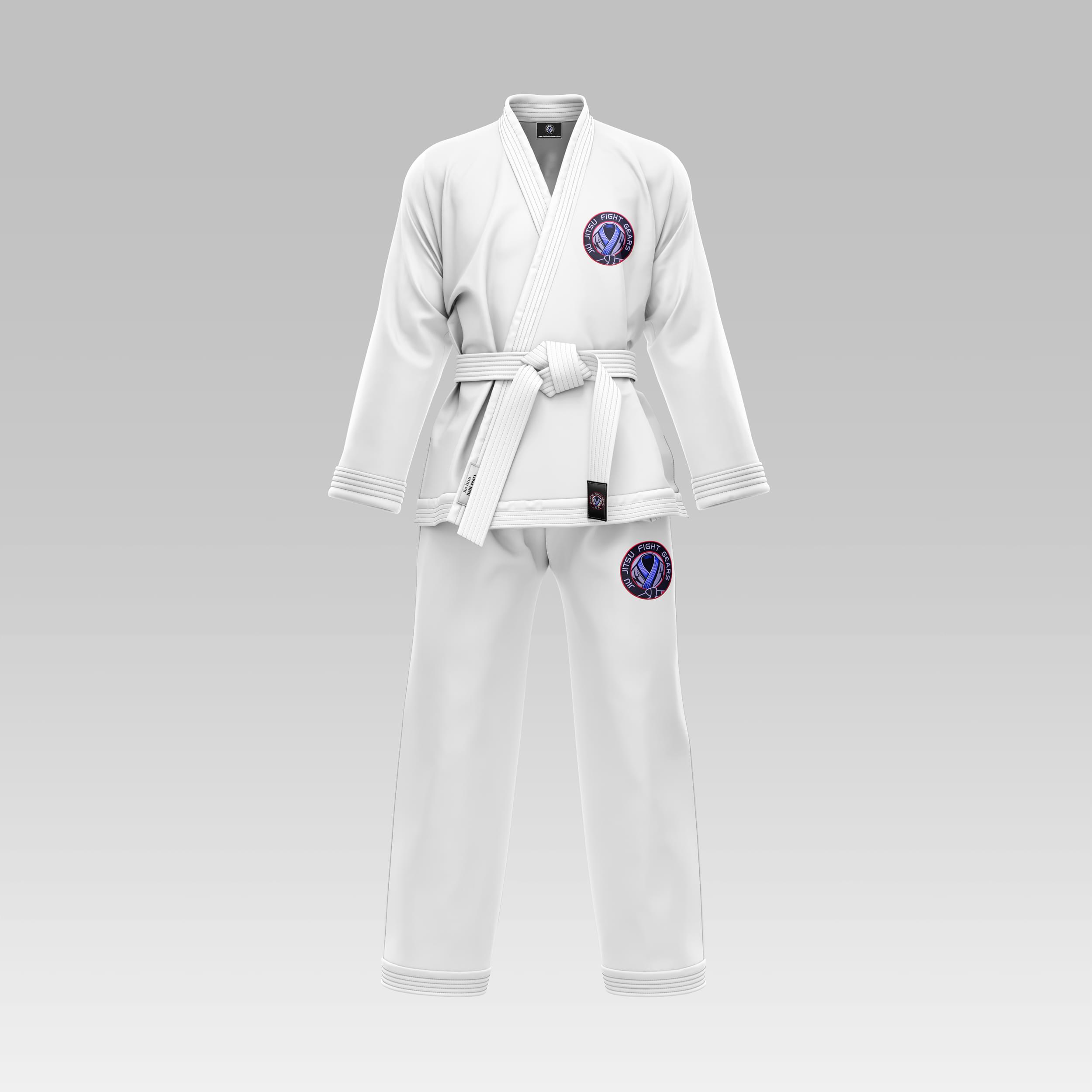 Basic White Brazilian Jiu Jitsu Gi Basic White Brazilian Jiu Jitsu Gi